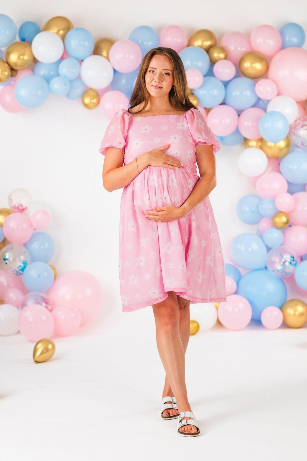 Mom & Me - Flower Print Dress | Sparkle in Pink