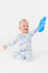 Bamboo Peep Onesie | Sparkle in Pink