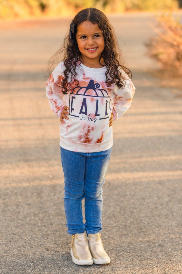 Mom & Me - "Fall Vibes" Tie Dye Top | Sparkle in Pink