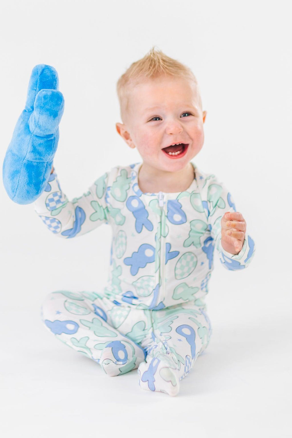 Bamboo Peep Onesie | Sparkle in Pink