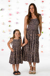 Mom & Me - Cheetah Print Dress | Sparkle in Pink