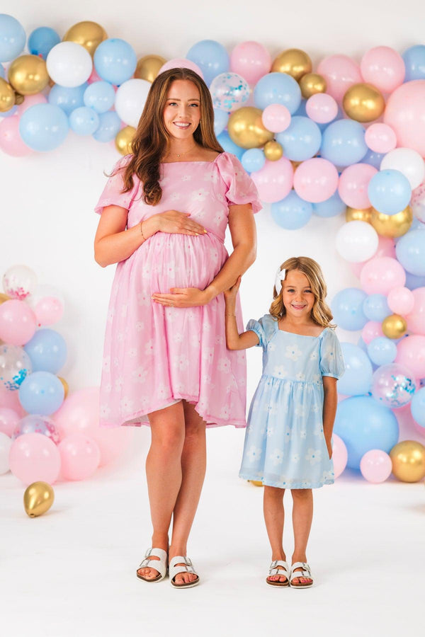 Mom & Me - Flower Print Dress | Sparkle in Pink
