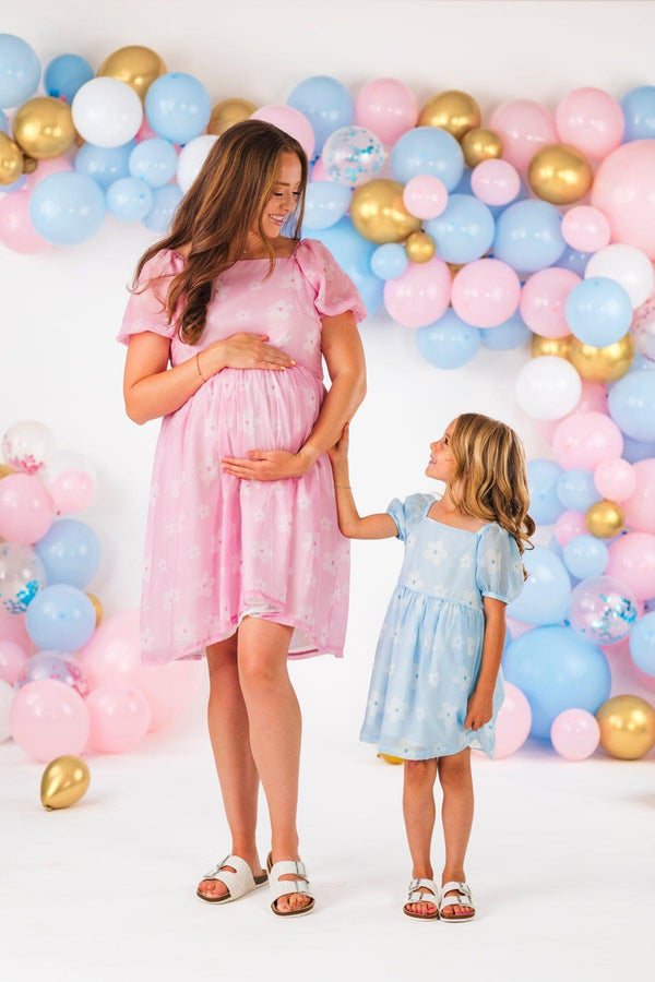 Mom & Me - Flower Print Dress | Sparkle in Pink