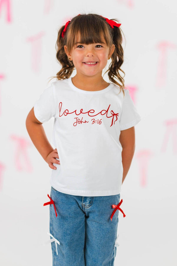 "Loved, John 3:16" Denim Pant Set