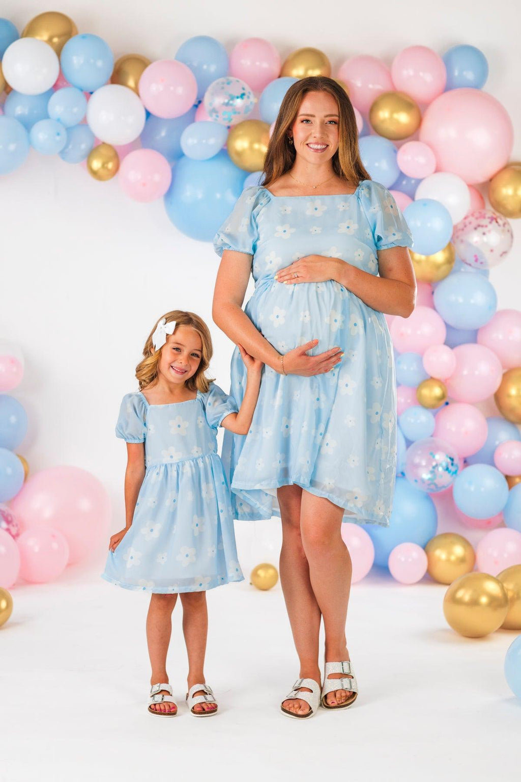 Mom & Me - Flower Print Dress | Sparkle in Pink