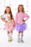 Knit Bunny Sweater Tutu Skirt Set | Sparkle in Pink