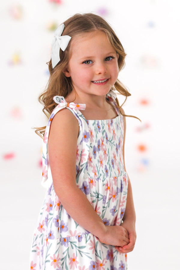 Mom & Me - Pink & Purple Floral Dress | Sparkle in Pink