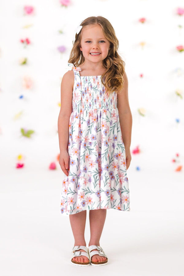 Mom & Me - Pink & Purple Floral Dress | Sparkle in Pink