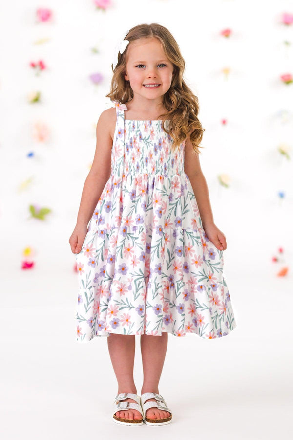 Mom & Me - Pink & Purple Floral Dress | Sparkle in Pink