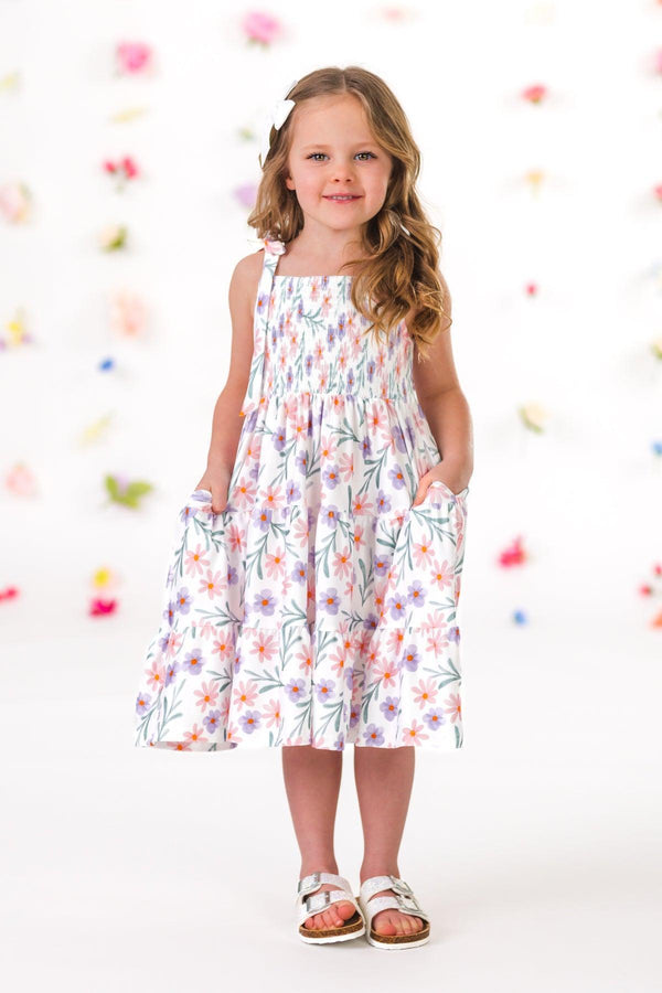 Mom & Me - Pink & Purple Floral Dress | Sparkle in Pink