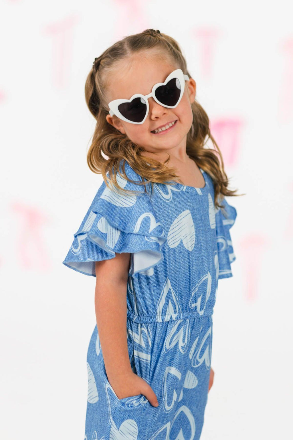 Blue Hearts Jumpsuit