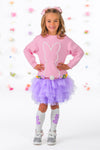 Knit Bunny Sweater Tutu Skirt Set | Sparkle in Pink