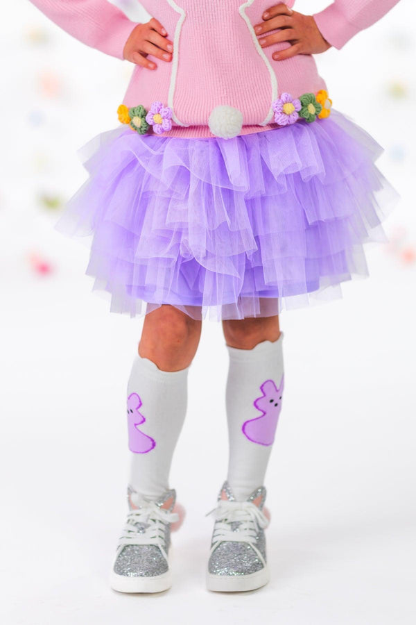 Knit Bunny Sweater Tutu Skirt Set | Sparkle in Pink