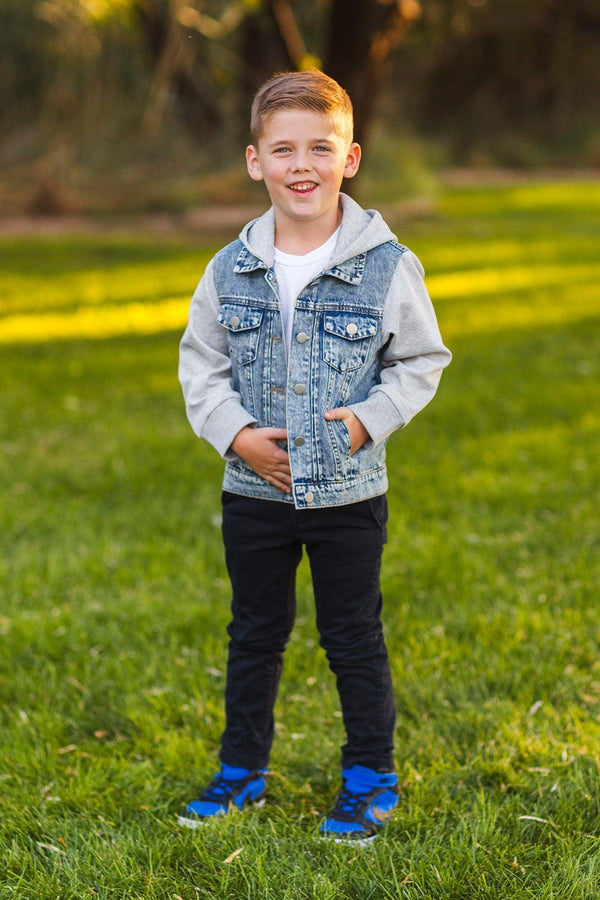 Hooded Denim Jacket