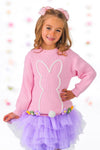 Knit Bunny Sweater Tutu Skirt Set | Sparkle in Pink