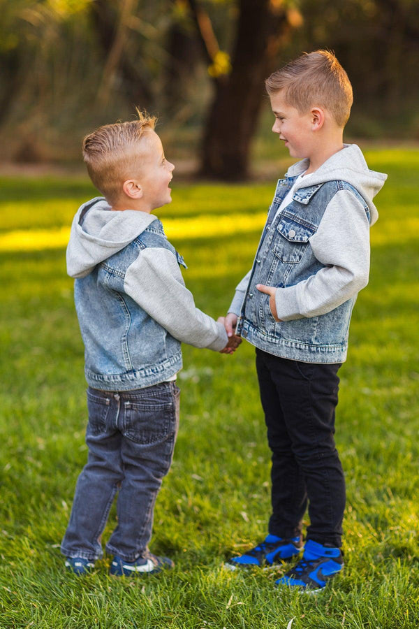 Hooded Denim Jacket