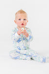 Bamboo Peep Onesie | Sparkle in Pink