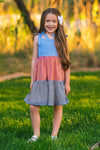 Mom & Me - Red White & Blue Gingham Dress | Sparkle in Pink