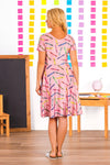 Mom & Me - Pink Glitter Crayon Dress | Sparkle in Pink
