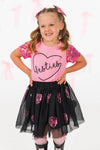 "Besties" Sequin Tutu Skirt Set
