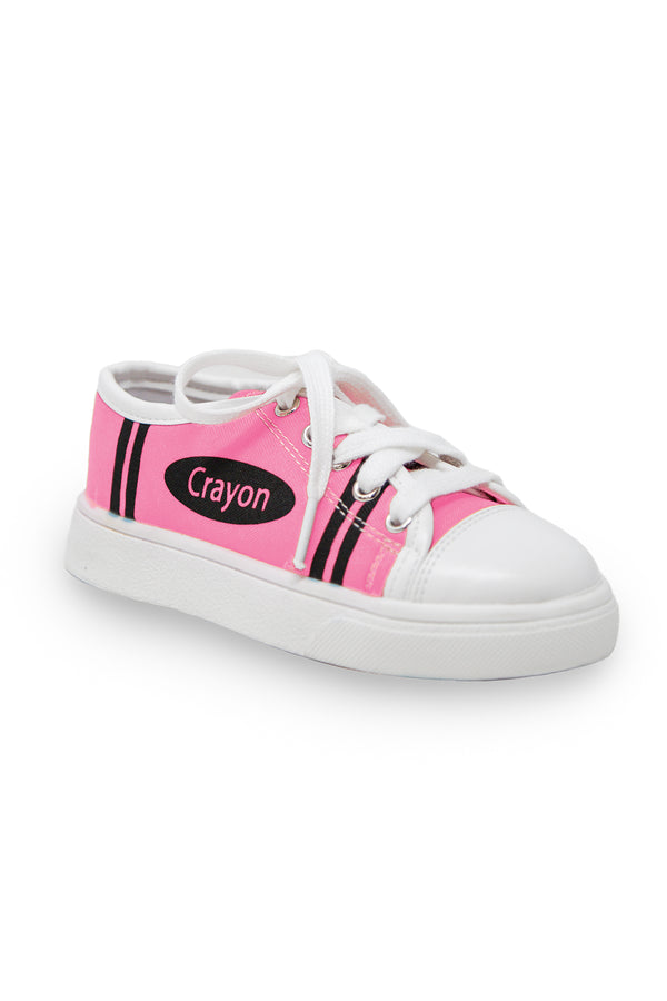 Crayon Sneakers | Sparkle in Pink