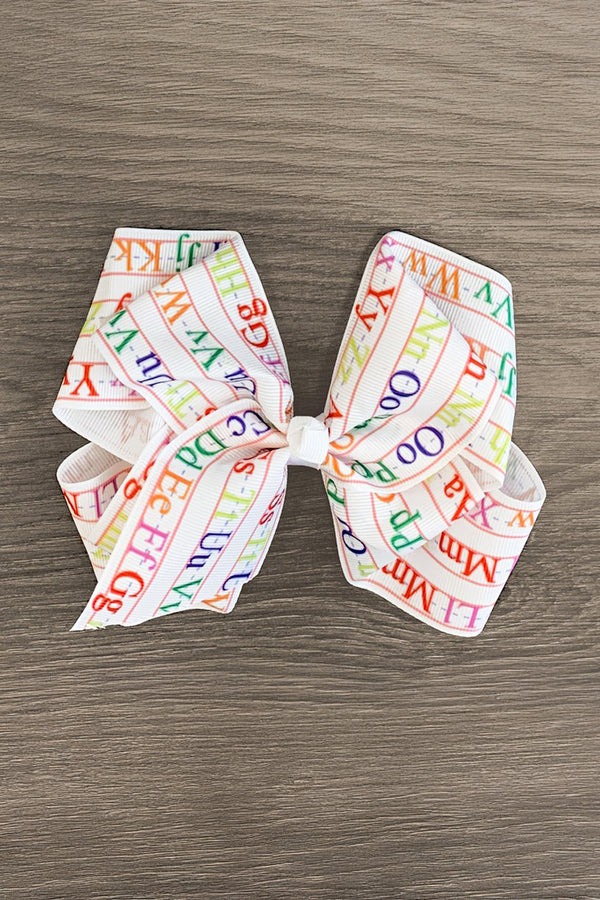 Alphabet Bows | Sparkle in Pink