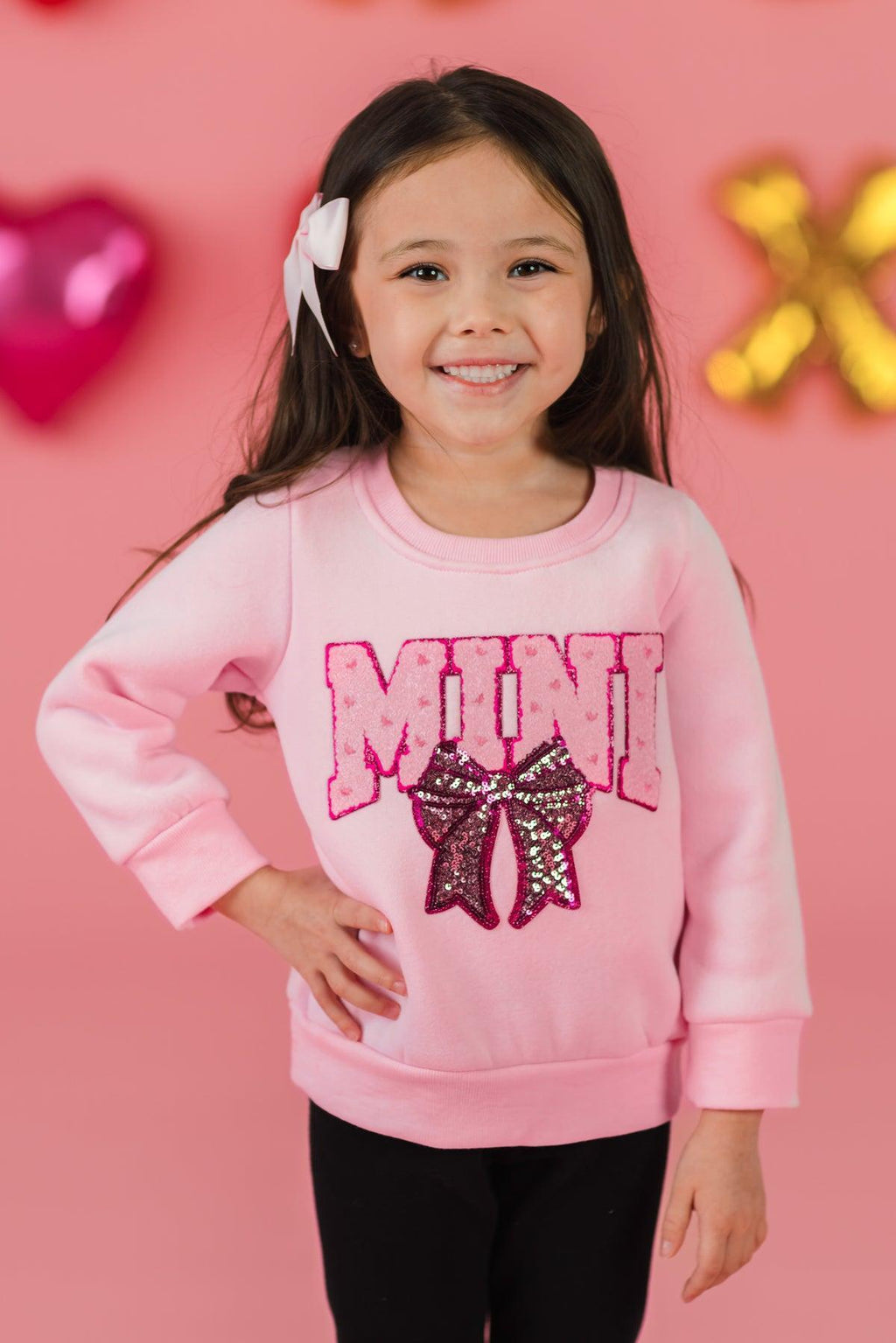 Mom & Me - "Mama & Mini" Pink Sweatshirt