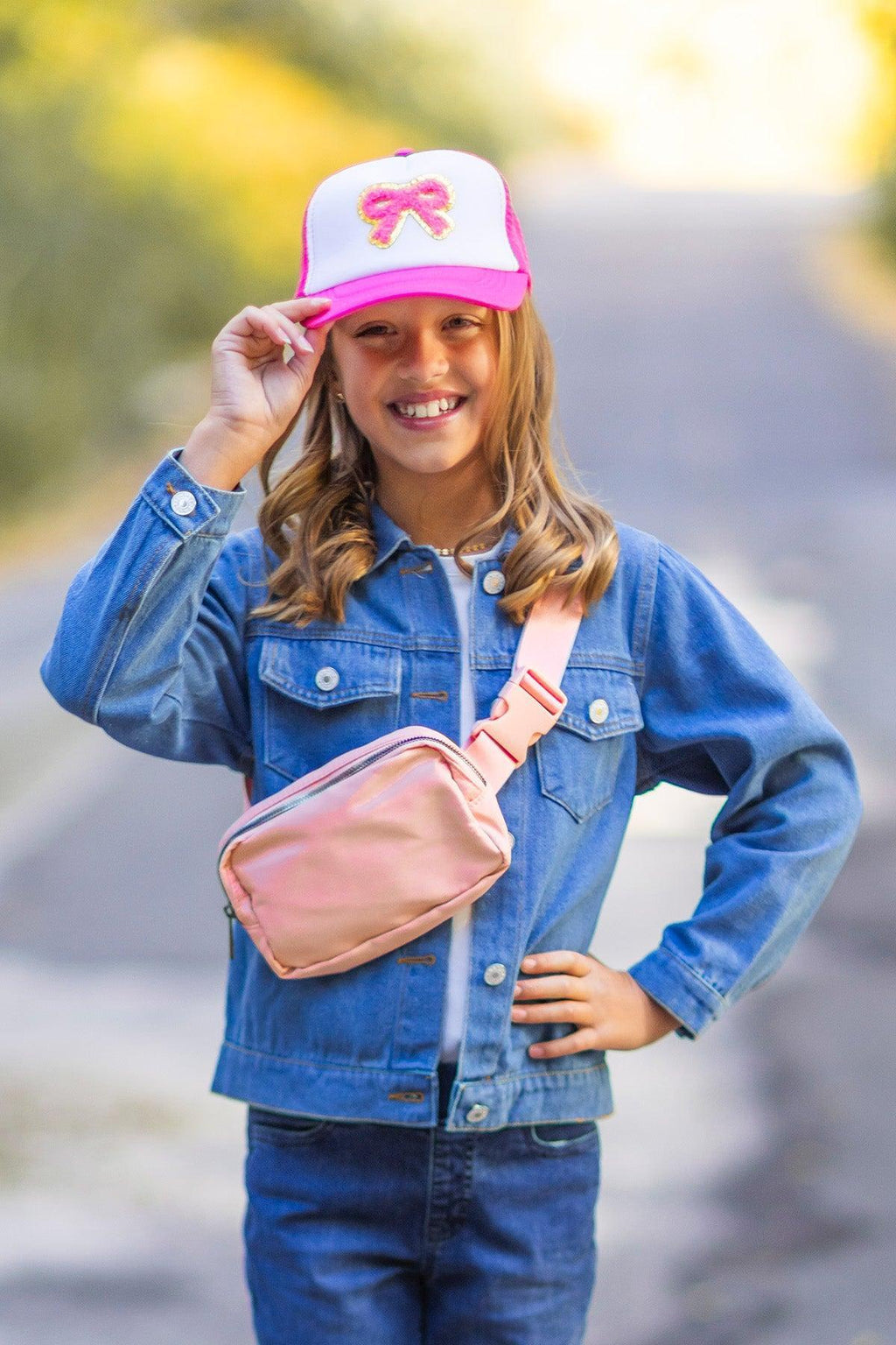 "Big Sis, Lil Sis, Big Bro, Lil Bro" Denim Jacket