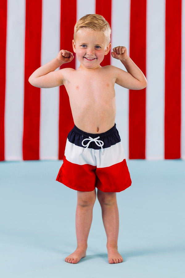 Red, White & Blue Family Swimsuits | Sparkle in Pink