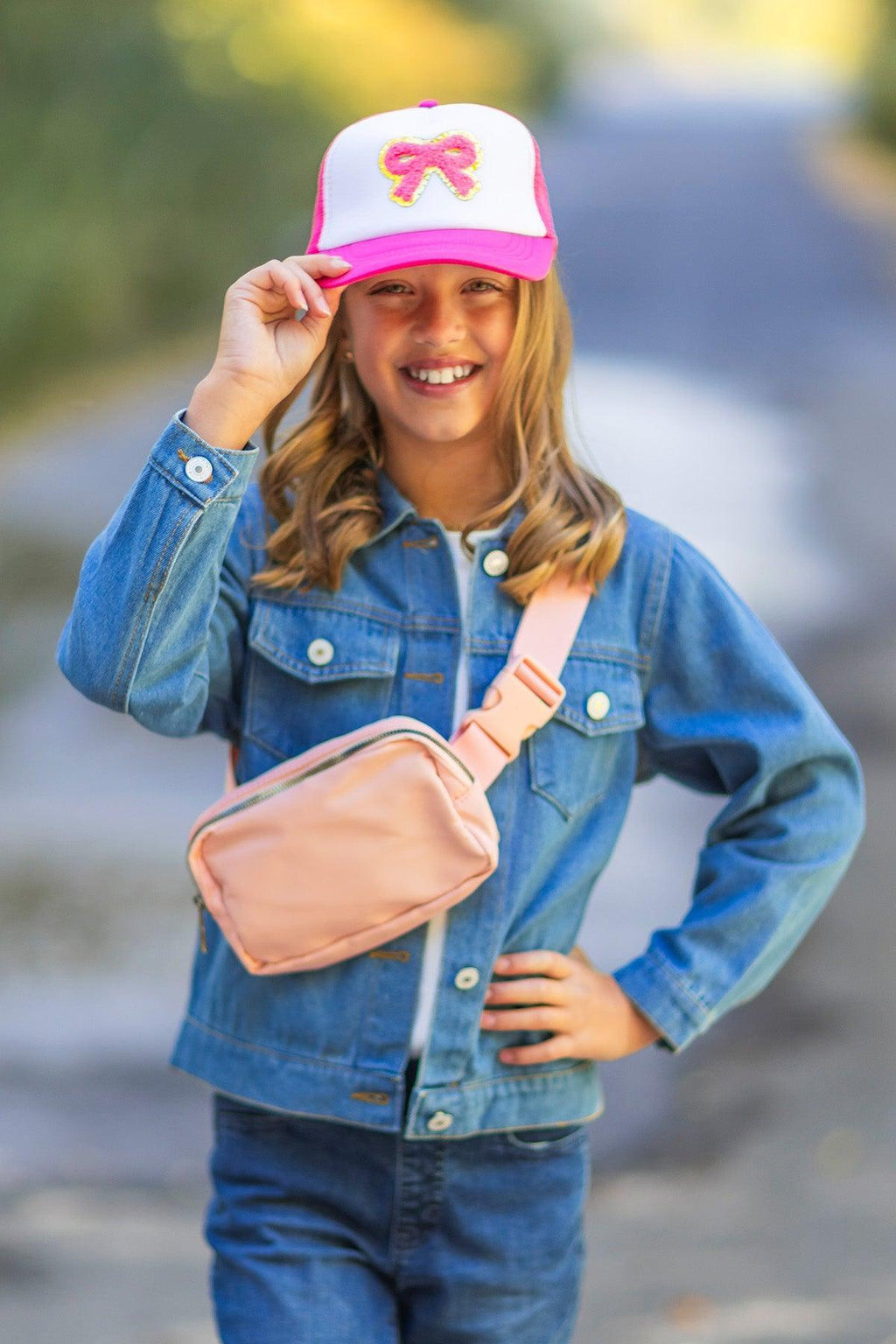 "Big Sis, Lil Sis, Big Bro, Lil Bro" Denim Jacket