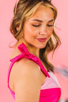 Mom & Me - Pink Colorblock Bikini | Sparkle in Pink