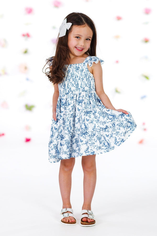 Mom & Me - Floral Bunny Dress | Sparkle in Pink