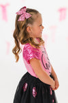 "Besties" Sequin Tutu Skirt Set