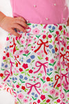 Pink Pearl Floral Skirt Set | Sparkle in Pink