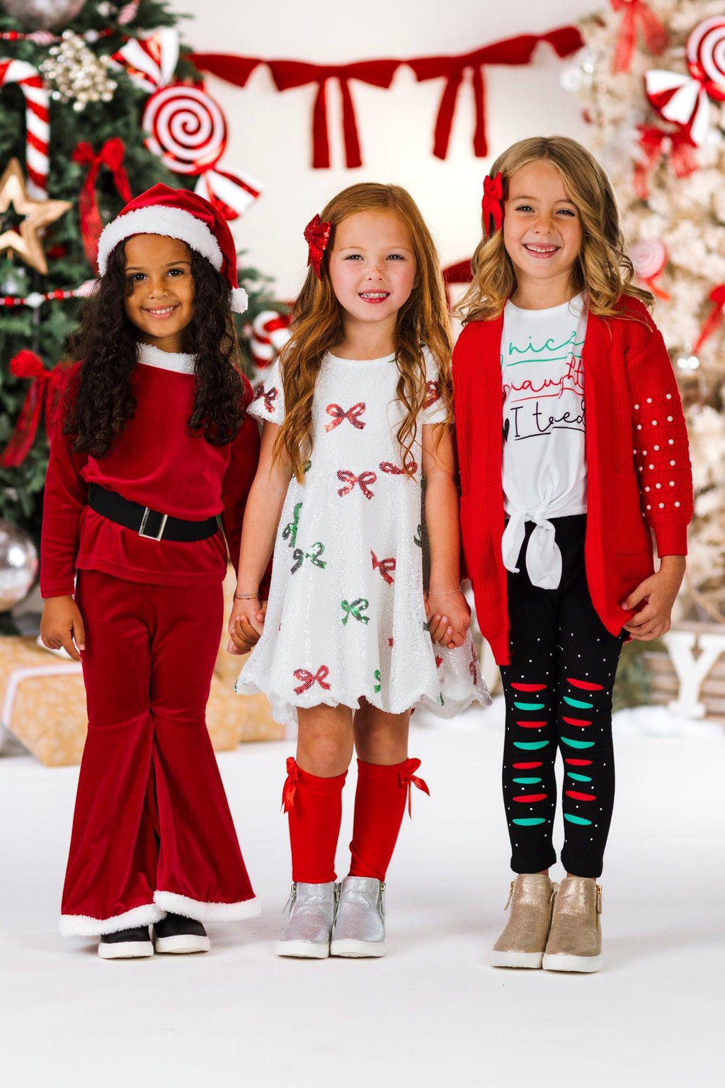 Santa Claus Bell Bottom 4 Piece Set