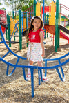"Preschool - 4th Grade" Rainbow Alphabet Dress | Sparkle in Pink