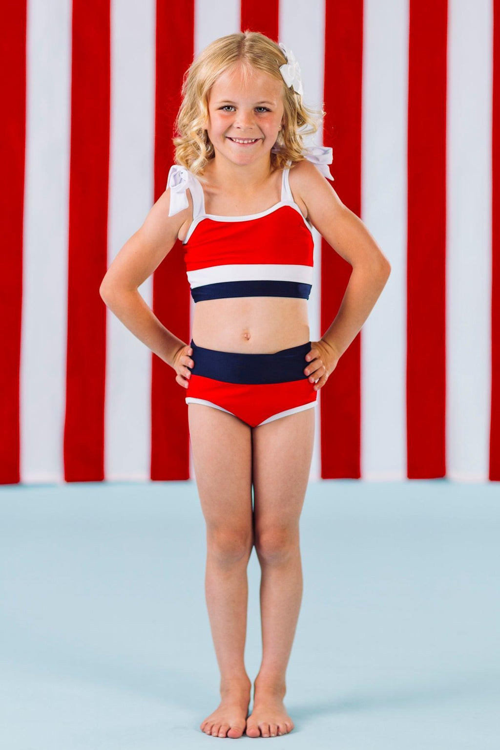 Red, White & Blue Family Swimsuits | Sparkle in Pink