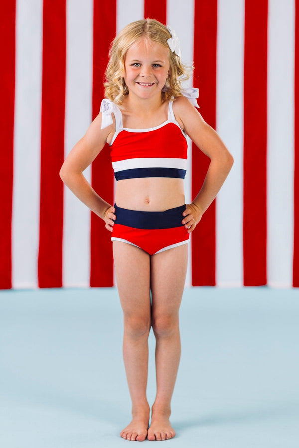 Red, White & Blue Family Swimsuits | Sparkle in Pink