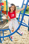 "Preschool - 4th Grade" Rainbow Alphabet Dress | Sparkle in Pink