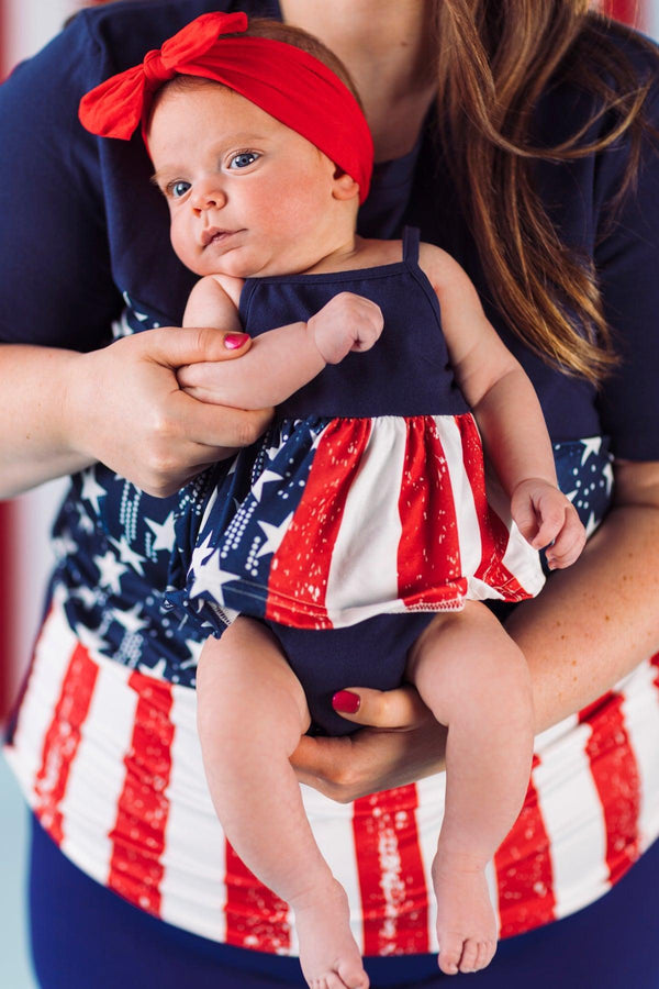 American Flag Matching Family Set | Sparkle in Pink