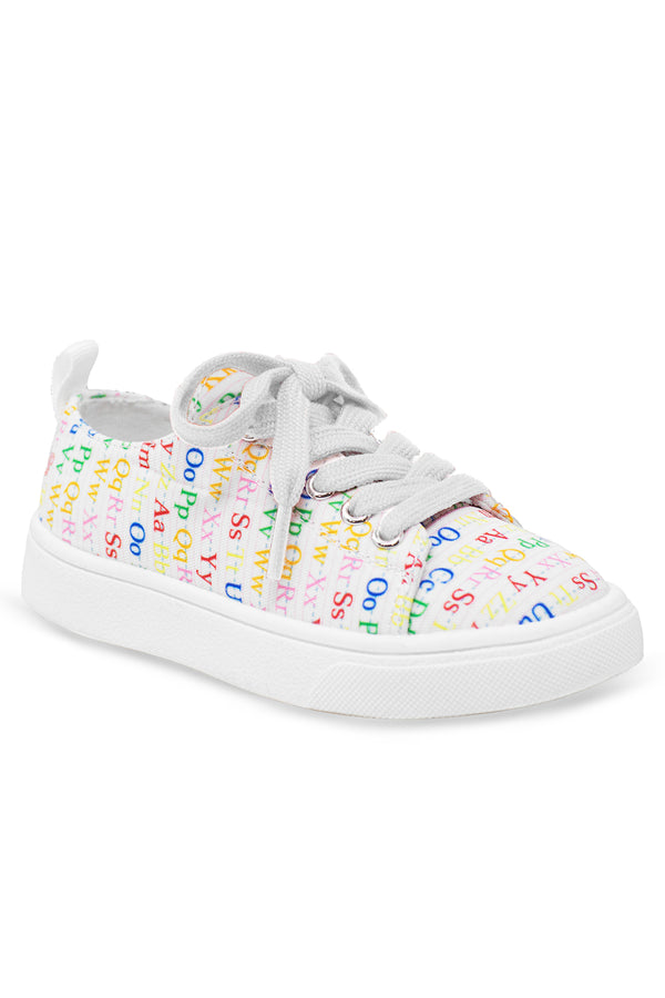 Alphabet Sneakers | Sparkle in Pink