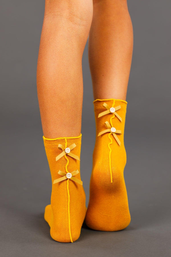 Girls' Bow Socks