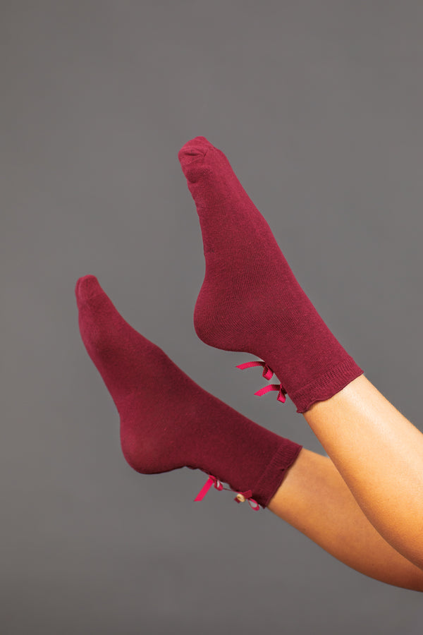 Girls' Bow Socks