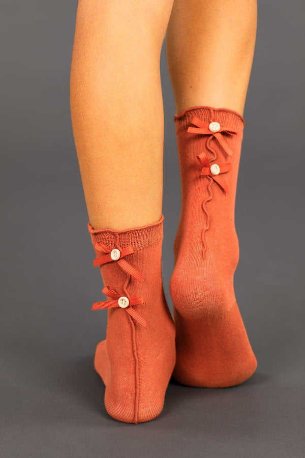 Girls' Bow Socks