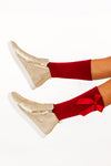 Knee High Bow Socks