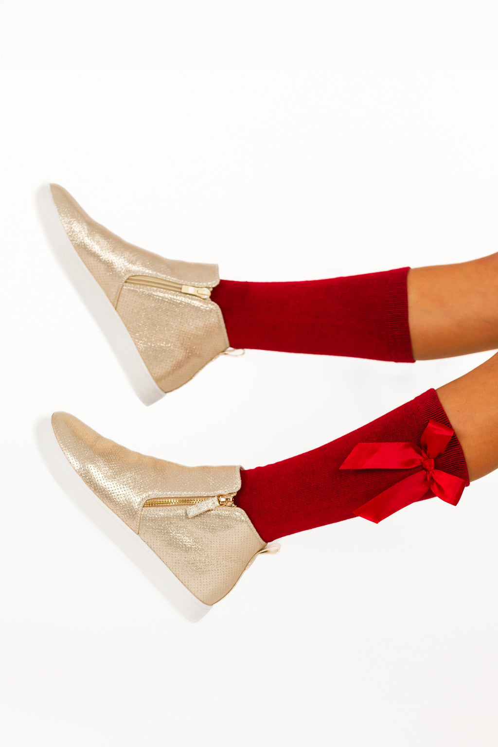 Knee High Bow Socks