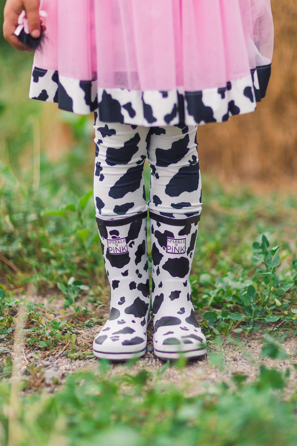 Pink Cow Costume - 5 Piece Set - Sparkle in Pink