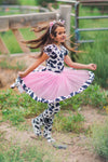 Pink Cow Costume - 5 Piece Set - Sparkle in Pink