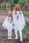 Mom & Me - White Ghost Costume Set - Sparkle in Pink