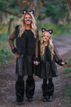 Mom & Me - Black Cat Costume Set - Sparkle in Pink